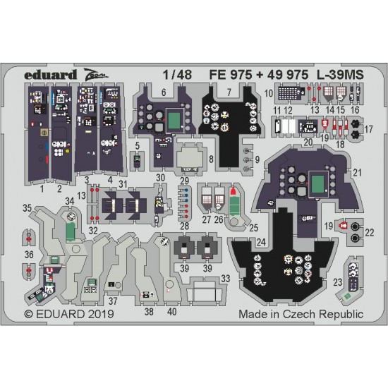 1/48 Aero L-39MS Albatros Detail Set for Trumpeter kits 1/48 Aero L-39MS Albatros Detail Set for Trumpeter kits