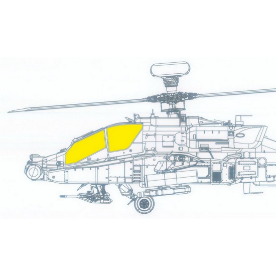 1/35 Boeing AH-64E Apache TFace Paint Masking for Takom kits 1/35 Boeing AH-64E Apache TFace Paint Masking for Takom kits