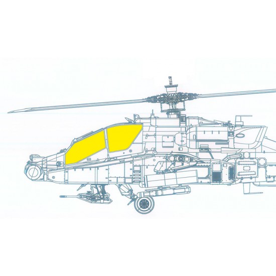 1/35 Boeing AH-64A Apache Early Masks for Trumpeter kits 1/35 Boeing AH-64A Apache Early Masks for Trumpeter kits