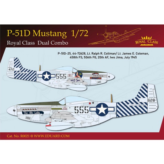 1/72 US P-51D Mustang Fighter Dual Combo [Royal Class Edition]