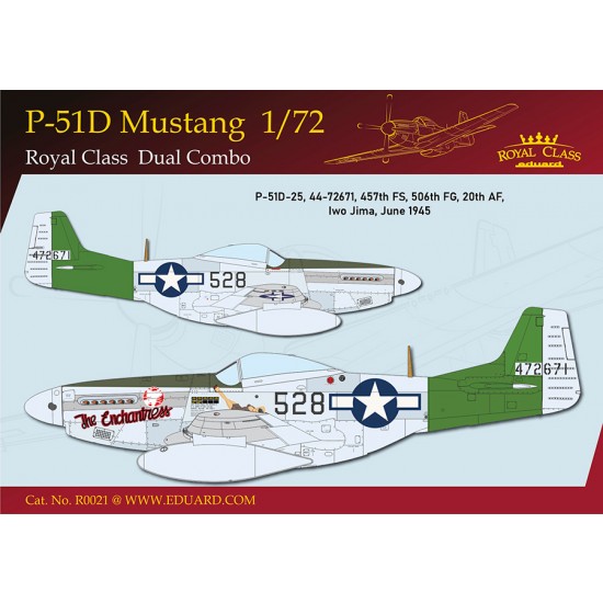 1/72 US P-51D Mustang Fighter Dual Combo [Royal Class Edition]