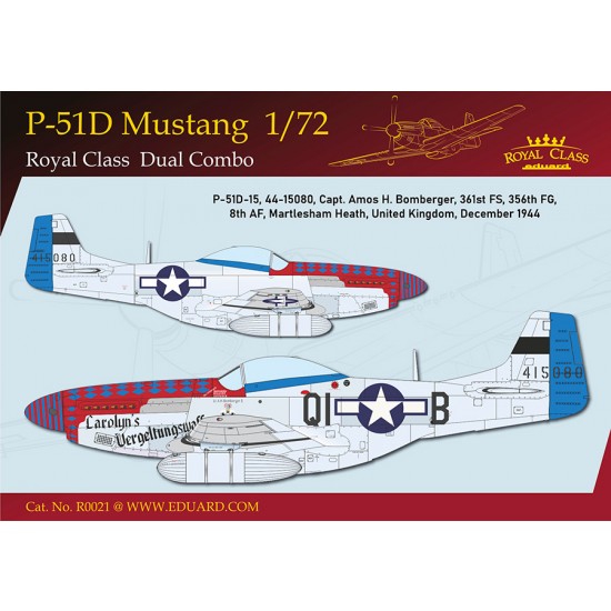1/72 US P-51D Mustang Fighter Dual Combo [Royal Class Edition]