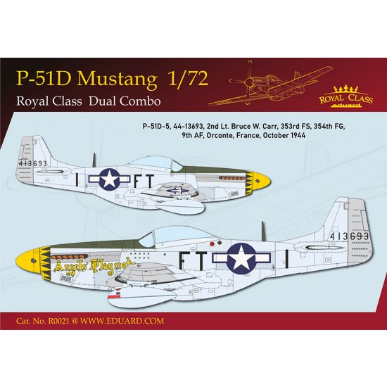 1/72 US P-51D Mustang Fighter Dual Combo [Royal Class Edition]