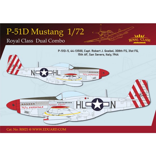 1/72 US P-51D Mustang Fighter Dual Combo [Royal Class Edition]