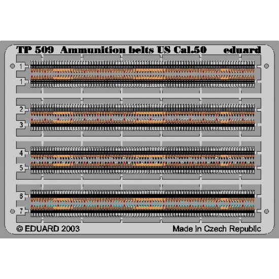 1/35 US Ammunition Belts Cal.0.50 1/35 US Ammunition Belts Cal.0.50