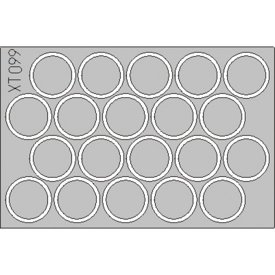 1/35 YPR 765 Wheel Mask for AFV Club kit 1/35 YPR 765 Wheel Mask for AFV Club kit