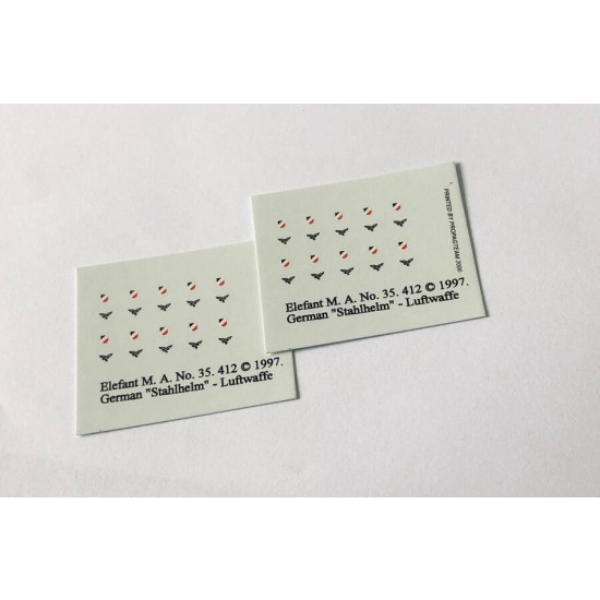 Decals for 1/35 German Luftwaffe Helmet Emblems Decals for 1/35 German Luftwaffe Helmet Emblems