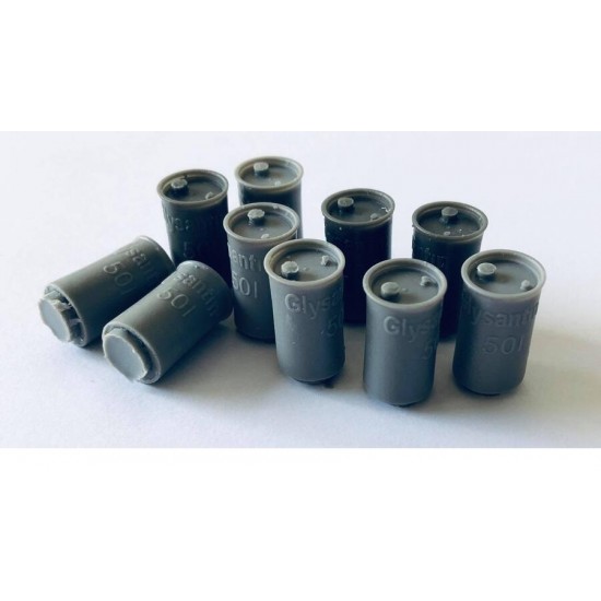 1/35 German 50L Barrel for Brake Fluid (10pcs) 1/35 German 50L Barrel for Brake Fluid (10pcs)
