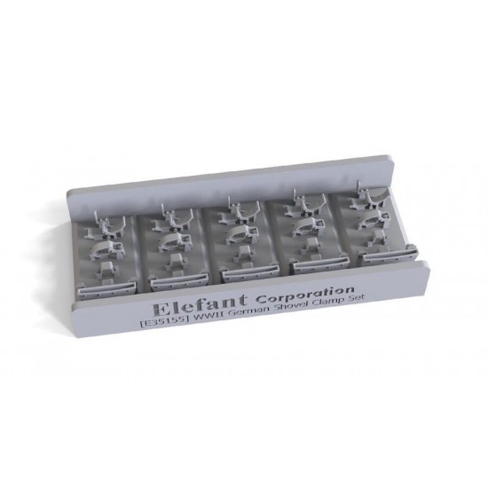 1/35 German Shovel Clamp Set for 5 Vehicles 1/35 German Shovel Clamp Set for 5 Vehicles