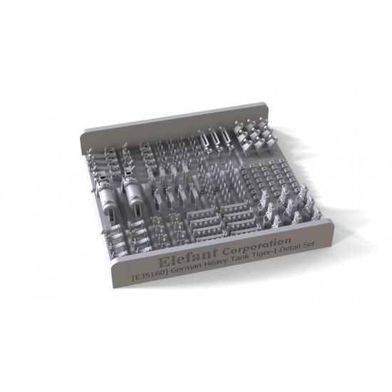 1/35 Tiger I Early, Mid & Late Detail Set for 2 Vehicles 1/35 Tiger I Early, Mid & Late Detail Set for 2 Vehicles
