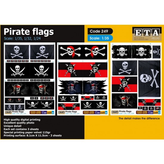 1/35 Pirate Flags