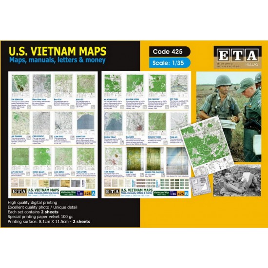 1/35 US Vietnam Maps 1/35 US Vietnam Maps