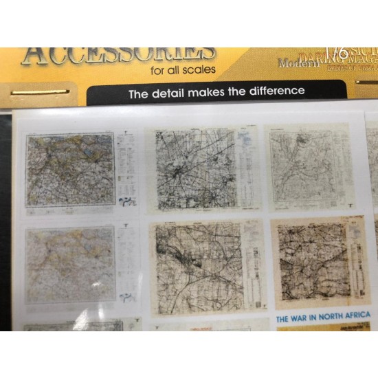 1/35 WWII German Maps (2 sheets) 1/35 WWII German Maps (2 sheets)