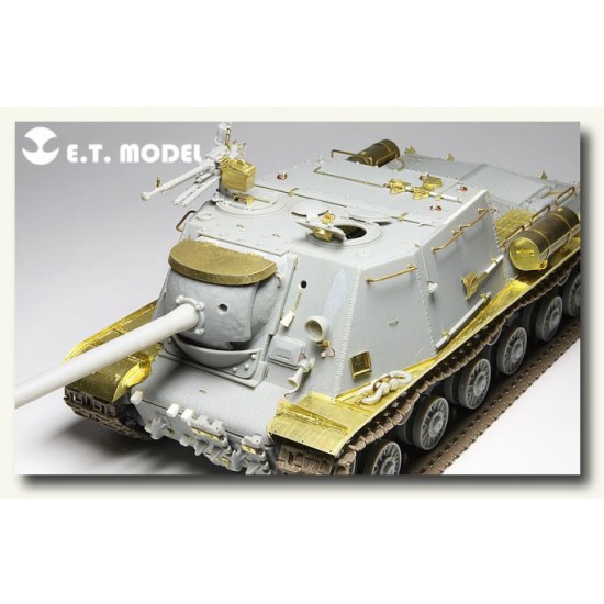 Photoetch for 1/35 WWII Soviet JSU-152/JSU-122 Basic for Dragon kit Photoetch for 1/35 WWII Soviet JSU-152/JSU-122 Basic for Dragon kit