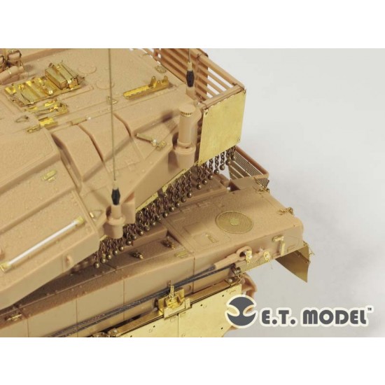 1/35 Israel Merkava Mk.IV Tank Basic Photo-etched Upgrade set for Academy #13213 kit 1/35 Israel Merkava Mk.IV Tank Basic Photo-etched Upgrade set for Academy #13213 kit