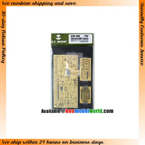 1/35 United Arab Emirates BMP-3 Upgrade set for Trumpeter kit 01531 1/35 United Arab Emirates BMP-3 Upgrade set for Trumpeter kit 01531