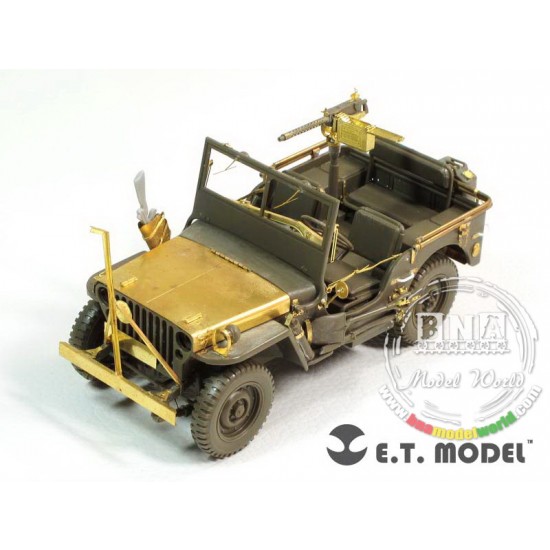 1/35 WWII US Willys MB Jeep Upgrade PE set for Tamiya kit 35219 1/35 WWII US Willys MB Jeep Upgrade PE set for Tamiya kit 35219