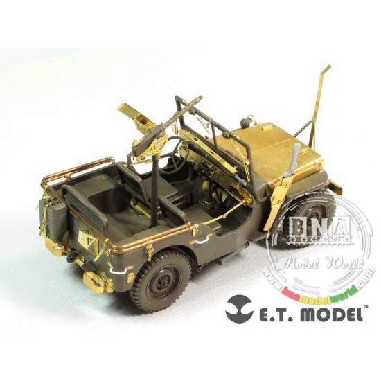 1/35 WWII US Willys MB Jeep Upgrade PE set for Tamiya kit 35219 1/35 WWII US Willys MB Jeep Upgrade PE set for Tamiya kit 35219
