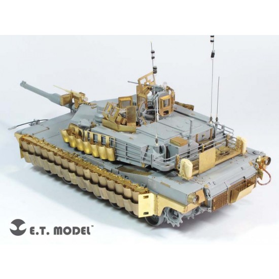 1/35 Modern US Army M1A2 SEP Tusk II MBT Photo-etched Upgrade set for Dragon#3536 1/35 Modern US Army M1A2 SEP Tusk II MBT Photo-etched Upgrade set for Dragon#3536