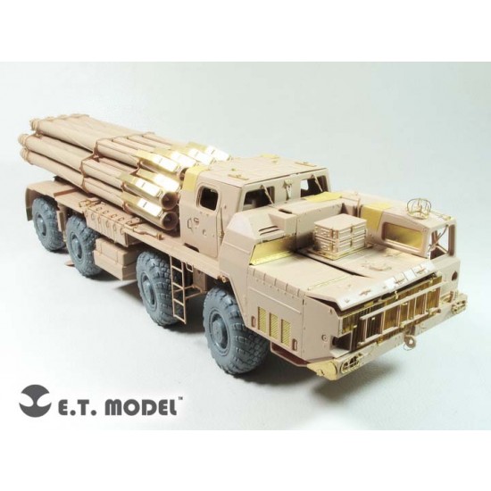 1/35 Russian Long-Range Rocket Launcher 9A52-2 Smerch Detail-up Set for Meng Models SS009 1/35 Russian Long-Range Rocket Launcher 9A52-2 Smerch Detail-up Set for Meng Models SS009