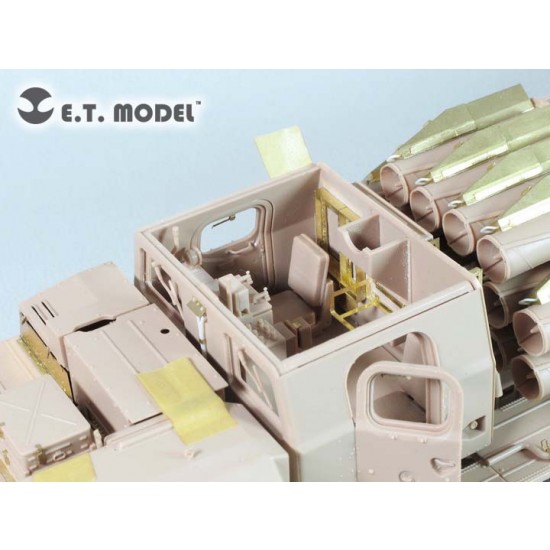 1/35 Russian Long-Range Rocket Launcher 9A52-2 Smerch Detail-up Set for Meng Models SS009 1/35 Russian Long-Range Rocket Launcher 9A52-2 Smerch Detail-up Set for Meng Models SS009