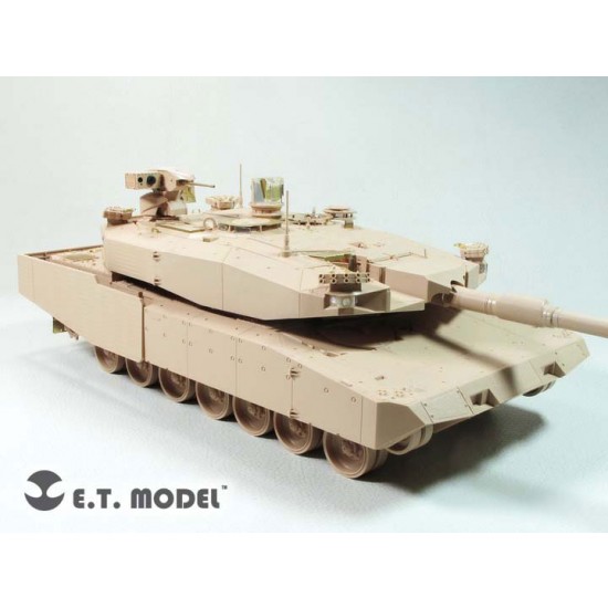 1/35 German Main Battle Tank Revolution I Leopard II Detail Set For Tiger Model #4629 1/35 German Main Battle Tank Revolution I Leopard II Detail Set For Tiger Model #4629