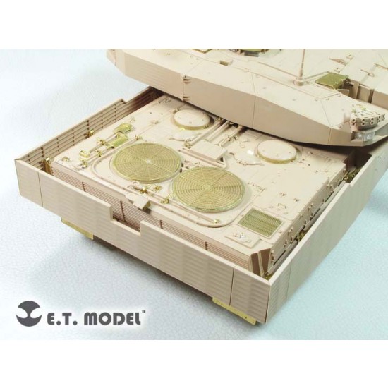 1/35 German Main Battle Tank Revolution I Leopard II Detail Set For Tiger Model #4629 1/35 German Main Battle Tank Revolution I Leopard II Detail Set For Tiger Model #4629
