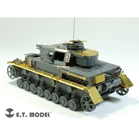 1/35 WWII German PzKpfw.IV Ausf.F Detail Set for Tamiya #35374 1/35 WWII German PzKpfw.IV Ausf.F Detail Set for Tamiya #35374