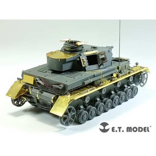 1/35 WWII German PzKpfw.IV Ausf.F Detail Set for Tamiya #35374 1/35 WWII German PzKpfw.IV Ausf.F Detail Set for Tamiya #35374