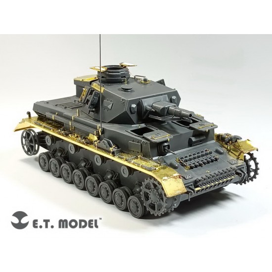 1/35 WWII German PzKpfw.IV Ausf.F Detail Set for Tamiya #35374 1/35 WWII German PzKpfw.IV Ausf.F Detail Set for Tamiya #35374