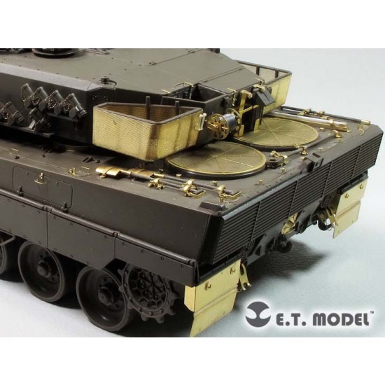 1/35 German Leopard 2 A5/6 MBT Engine & Turret Rack Grills for Tamiya kit 1/35 German Leopard 2 A5/6 MBT Engine & Turret Rack Grills for Tamiya kit
