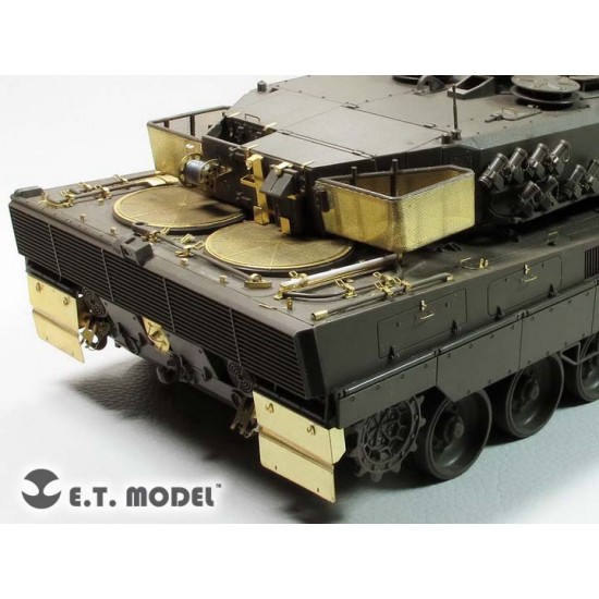 1/35 German Leopard 2 A5/6 MBT Engine & Turret Rack Grills for Tamiya kit 1/35 German Leopard 2 A5/6 MBT Engine & Turret Rack Grills for Tamiya kit