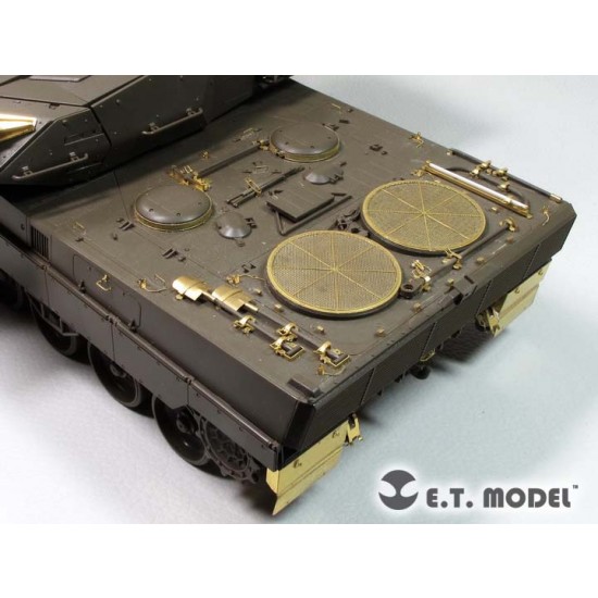 1/35 German Leopard 2 A5/6 MBT Engine & Turret Rack Grills for Tamiya kit 1/35 German Leopard 2 A5/6 MBT Engine & Turret Rack Grills for Tamiya kit