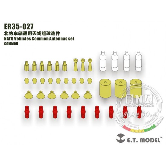1/35 NATO Vehicles Common Antenna set 1/35 NATO Vehicles Common Antenna set