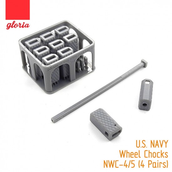 1/48 US Navy Wheel Chocks NWC-4/5 (4 Pairs) 1/48 US Navy Wheel Chocks NWC-4/5 (4 Pairs)