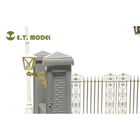 1/35 Park Gate and Fence for Miniart kit 1/35 Park Gate and Fence for Miniart kit