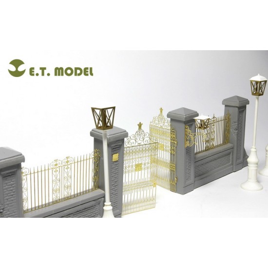 1/35 Park Gate and Fence for Miniart kit 1/35 Park Gate and Fence for Miniart kit