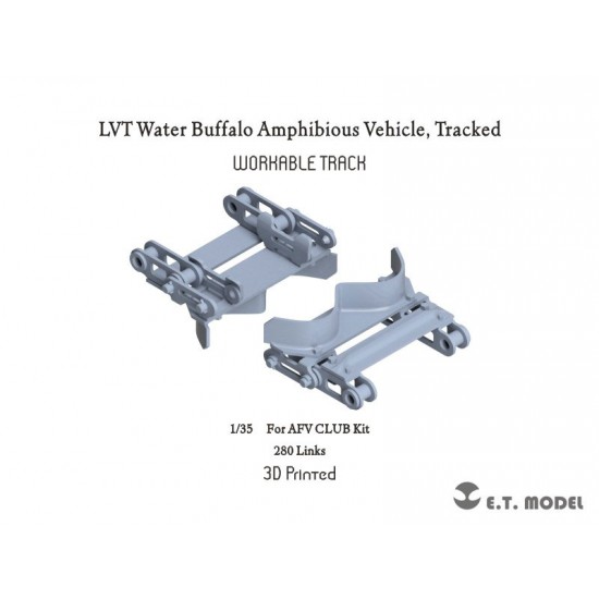 1/35 LVT Water Buffalo Amphibious Vehicle, Tracked Workable Track for AFV CLUB Kit 1/35 LVT Water Buffalo Amphibious Vehicle, Tracked Workable Track for AFV CLUB Kit