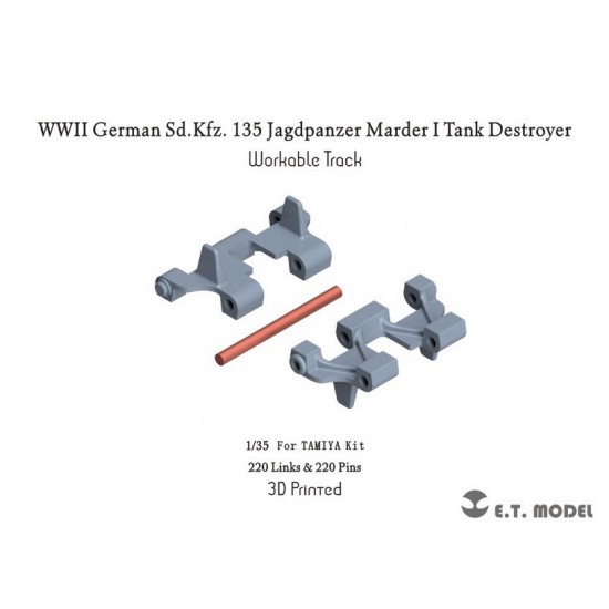 1/35 Sd.Kfz. 135 Jagdpanzer Marder I (Lorraine) Workable Track for Tamiya kits 1/35 Sd.Kfz. 135 Jagdpanzer Marder I (Lorraine) Workable Track for Tamiya kits