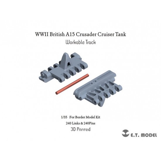 1/35 WWII British A15 Crusader Cruiser Tank Workable Track for Border Model Kit 1/35 WWII British A15 Crusader Cruiser Tank Workable Track for Border Model Kit
