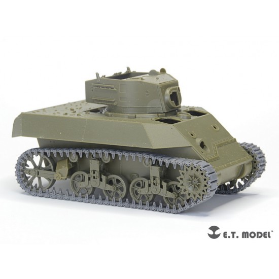 1/35 WWII US Army M3/M5 Stuart Light Tank T16 Workable Track for AFV Club kits 1/35 WWII US Army M3/M5 Stuart Light Tank T16 Workable Track for AFV Club kits