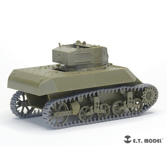 1/35 WWII US Army M3/M5 Stuart Light Tank T16 Workable Track for AFV Club kits 1/35 WWII US Army M3/M5 Stuart Light Tank T16 Workable Track for AFV Club kits