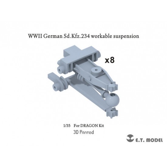 1/35 WWII German Sd.Kfz.234 Workable Suspension for Dragon kits 1/35 WWII German Sd.Kfz.234 Workable Suspension for Dragon kits
