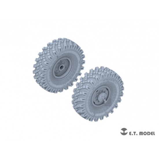 1/35 Russian URAL-4320 Truck Weighted Road Wheels (3D Printed) for Trumpeter Kit 1/35 Russian URAL-4320 Truck Weighted Road Wheels (3D Printed) for Trumpeter Kit