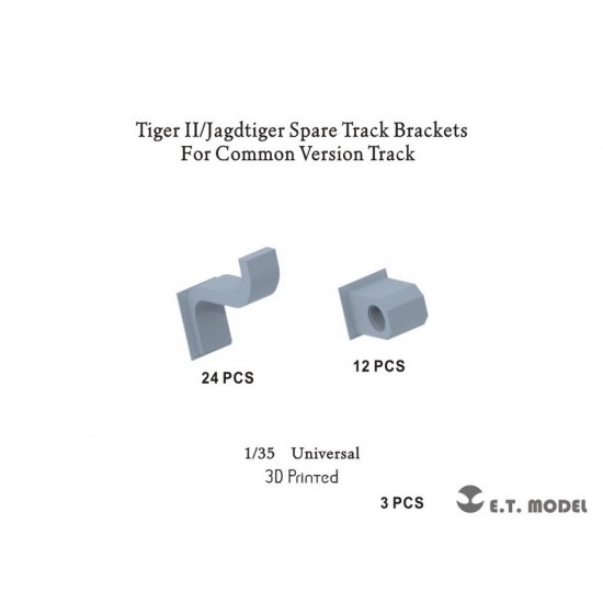 1/35 Tiger II/Jagdtiger Spare Track Brackets (For Common Version Track) 1/35 Tiger II/Jagdtiger Spare Track Brackets (For Common Version Track)