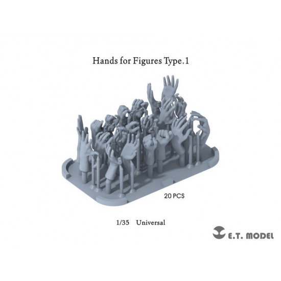 1/35 Hands for Figures Type.1 1/35 Hands for Figures Type.1