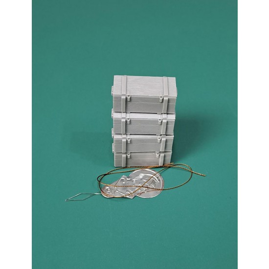 1/35 German 8cm Raketen-Vielfachwerfer Wooden Ammo Crates (4pcs) 1/35 German 8cm Raketen-Vielfachwerfer Wooden Ammo Crates (4pcs)