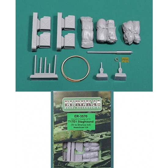 1/35 T17E1 Staghound Upgrade & Stowage Set for Bronco kits 1/35 T17E1 Staghound Upgrade & Stowage Set for Bronco kits