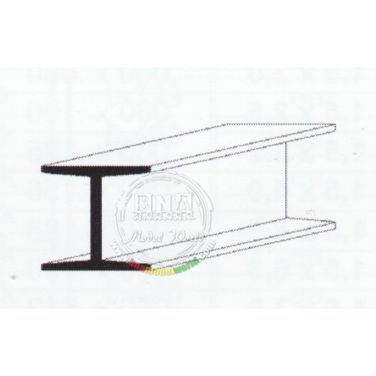 White Styrene H-Column 4.8mm /.188 3pcs Length: 35cm (14) White Styrene H-Column 4.8mm /.188 3pcs Length: 35cm (14)