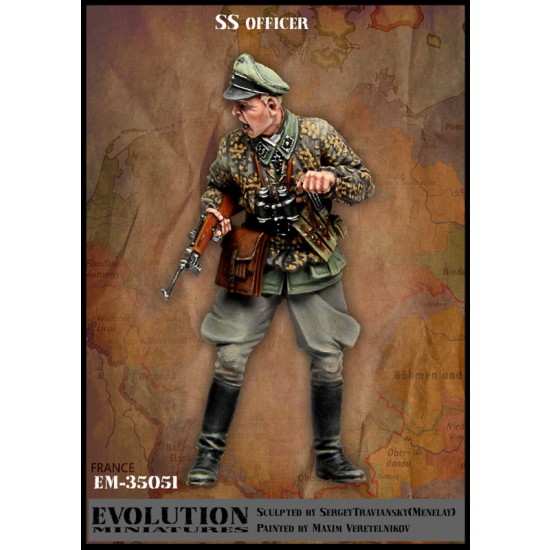 1/35 WWII Waffen SS Officer (1 Figure) 1/35 WWII Waffen SS Officer (1 Figure)